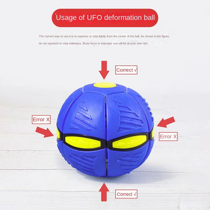 UFO Flying Saucer Ball Training Games Interactive Outdoor Sports
