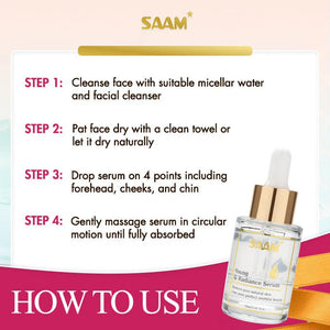 SAAM Young & Radiance Face Serum Whitening Moisturizing Oil Control Essence Tightening